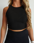 Ribbed Sleeveless Top