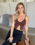 Split Knit Crop Tank