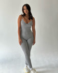 Heather Grey Jumpsuit