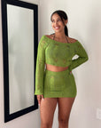 Two-Piece Knitted Cover-Up