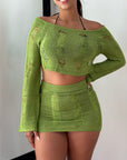 Two-Piece Knitted Cover-Up