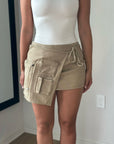 Cargo Ultra-Mini Skirt