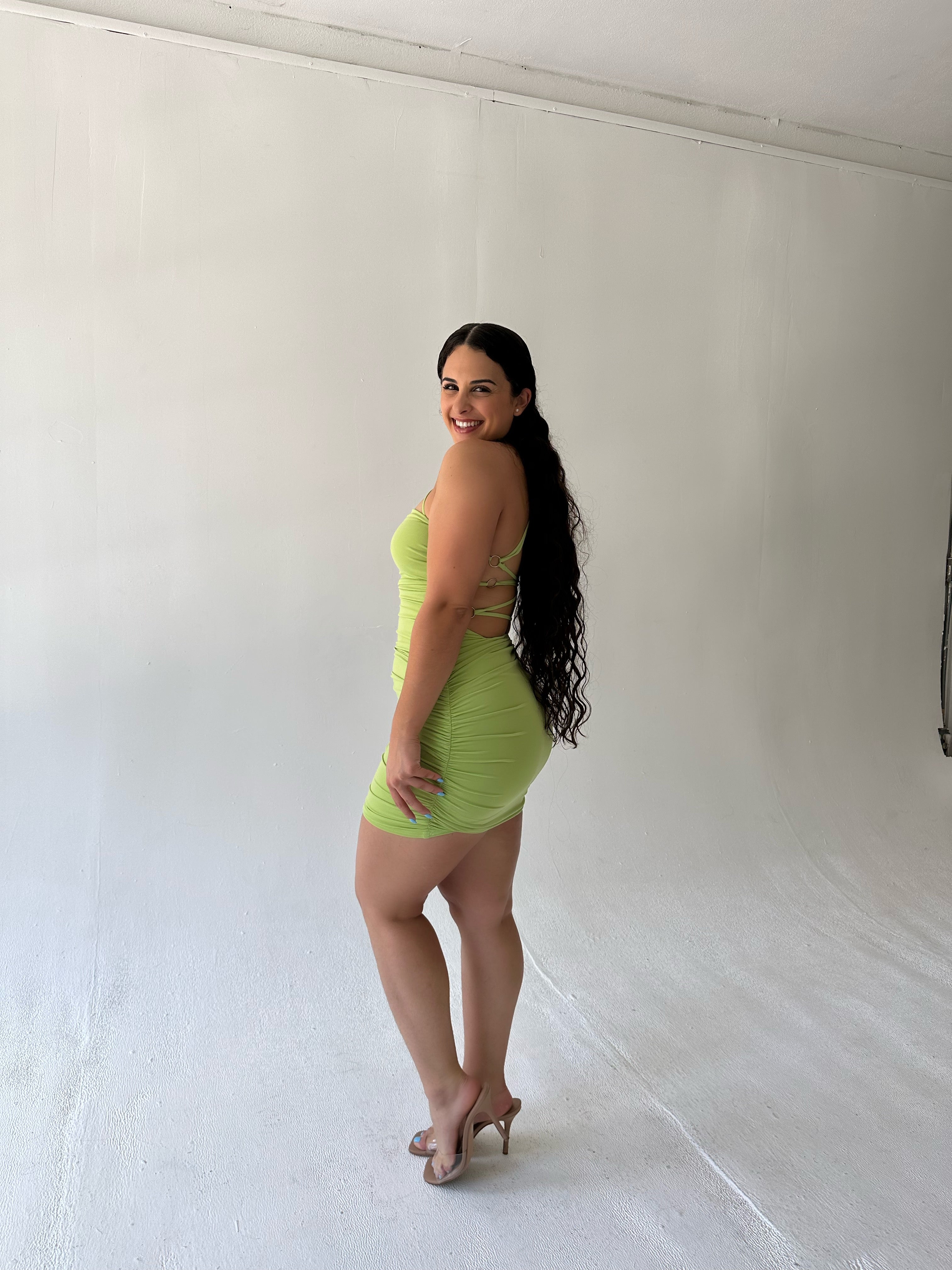 Lime Mini Dress