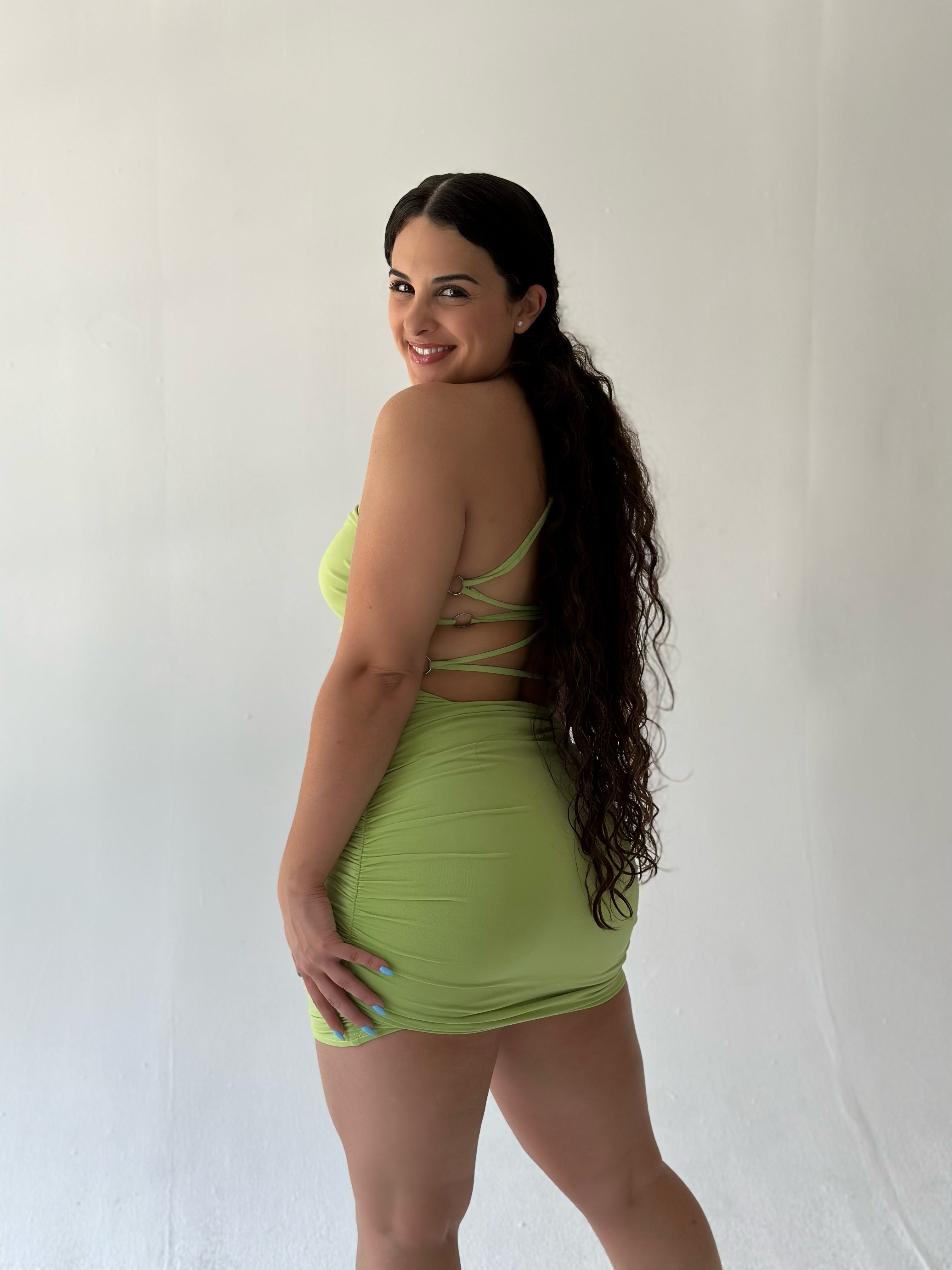 Lime Mini Dress