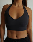 Charcoal Halter Top